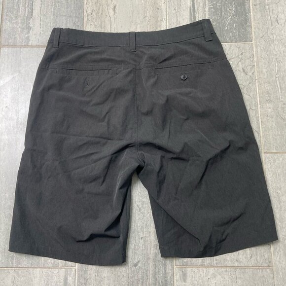 Old Navy Active Flat Front Chino Shorts Dark Gray Men's Size 30 - Picture 5 of 6